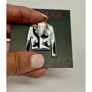 Dior Rouge Enamel Pin Black Jacket Promo Gift Rare Collector’s Item